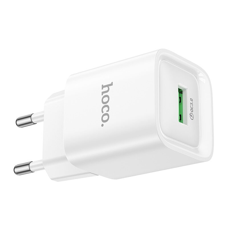 Мережевий зарядний пристрій Hoco C145A Charm single port QC3.0 charger — фото 4