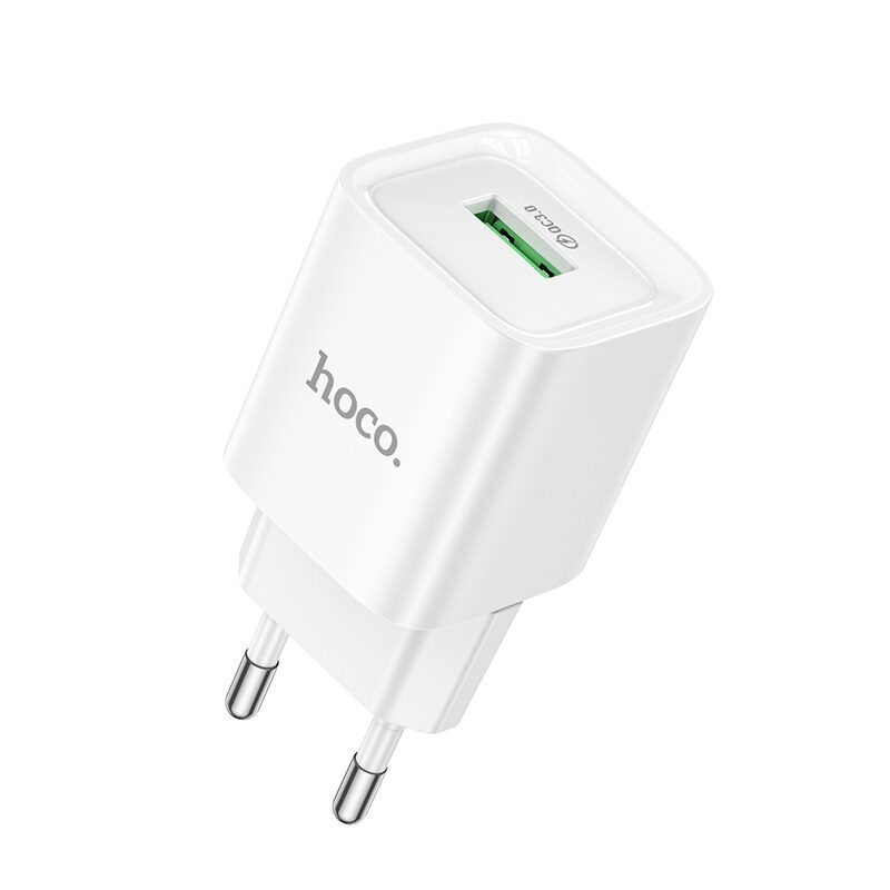 Мережевий зарядний пристрій Hoco C145A Charm single port QC3.0 charger — фото 5
