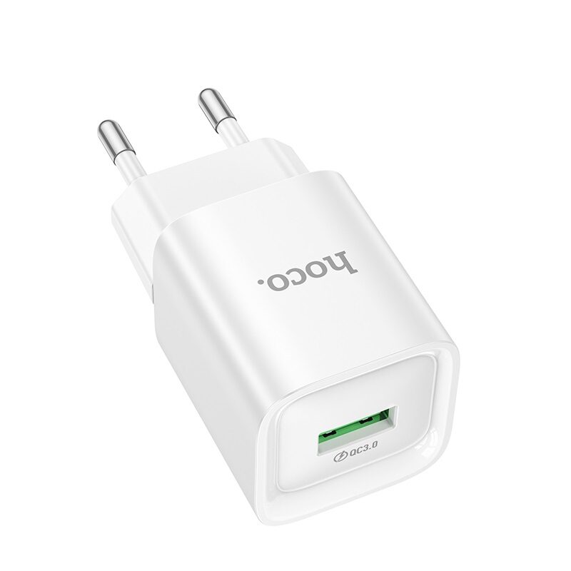 Мережевий зарядний пристрій Hoco C145A Charm single port QC3.0 charger — фото 6