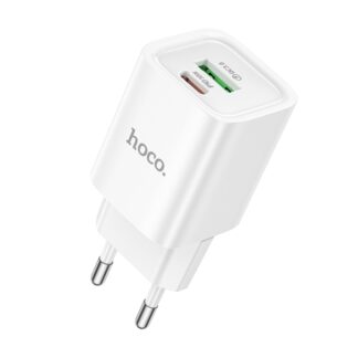 Мережевий Зарядний Пристрій Hoco C149A 1USB/1USB-C PD/QC 30W Білий