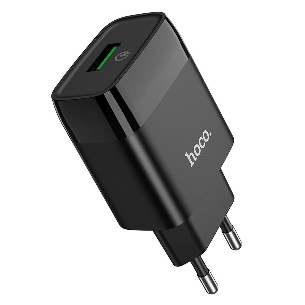 Мережевий зарядний пристрій Hoco C72Q Glorious single port QC3.0