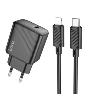 Мережевий Зарядний Пристрій Hoco CS22A 30W USB Type-C Чорний