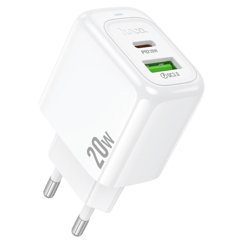 Мережевий зарядний пристрій Hoco CS54A Surplus PD20W+QC3.0 charger