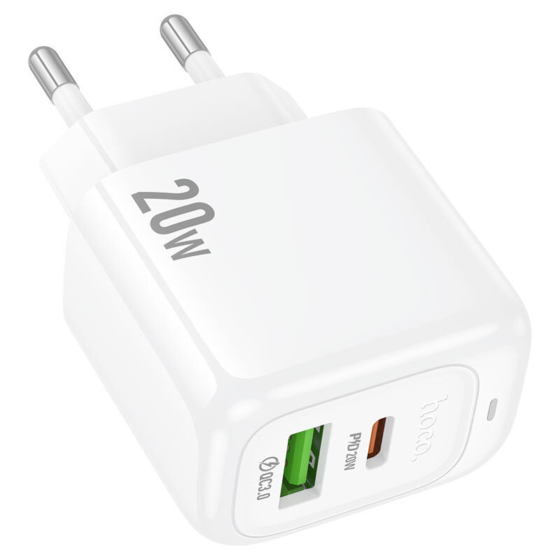 Мережевий зарядний пристрій Hoco CS54A Surplus PD20W+QC3.0 charger — фото 3