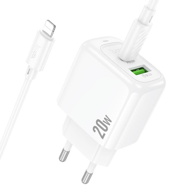 Мережевий зарядний пристрій Hoco CS54A Surplus PD20W+QC3.0 charger — фото 3