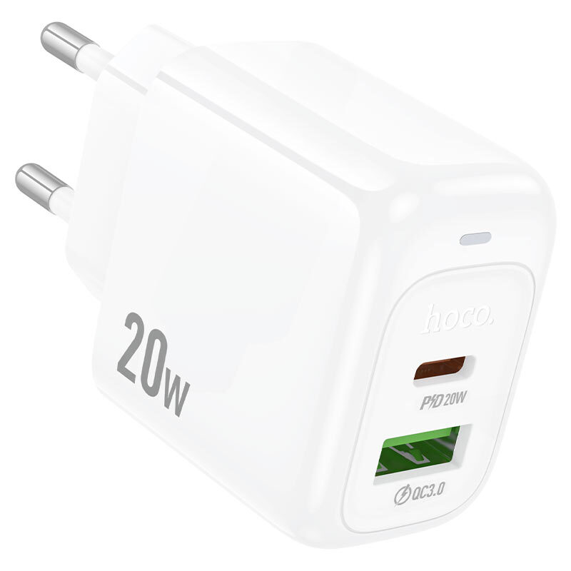 Мережевий зарядний пристрій Hoco CS54A Surplus PD20W+QC3.0 charger — фото 4