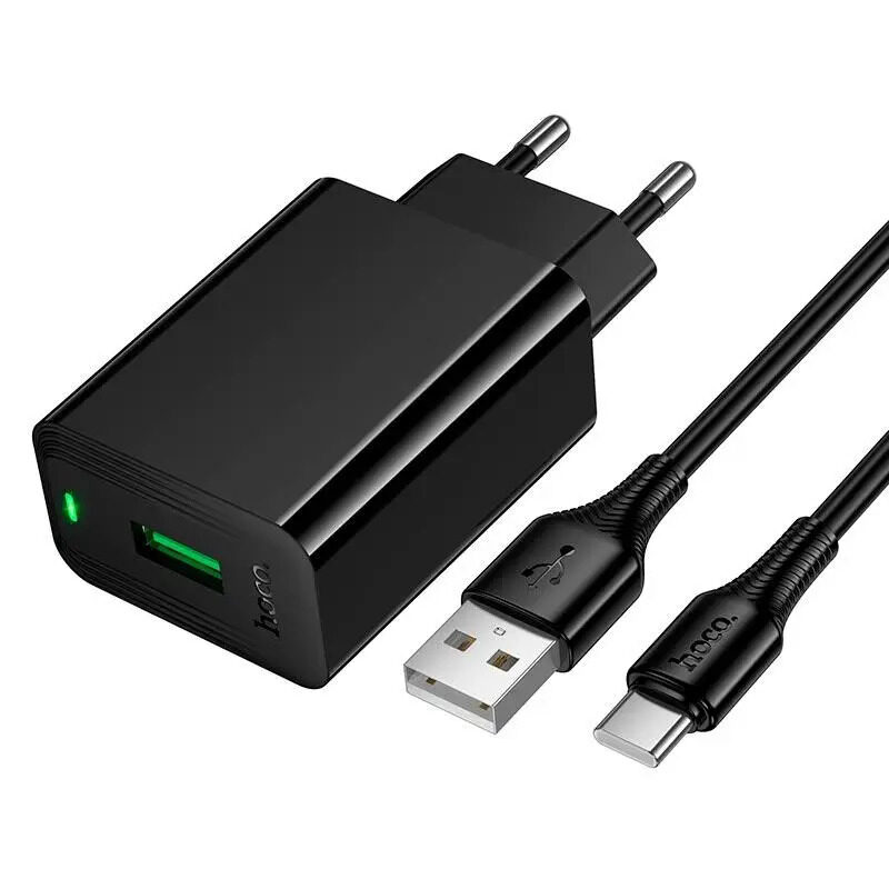 Мережевий зарядний пристрій Hoco CS91A Leader single-port charger — фото 3