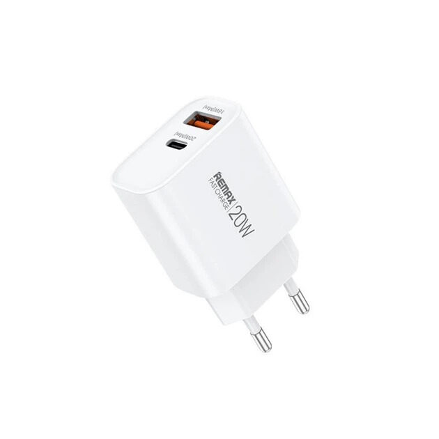 Мережевий зарядний пристрій Remax Kiddy Series 20W A+C Fast Charger