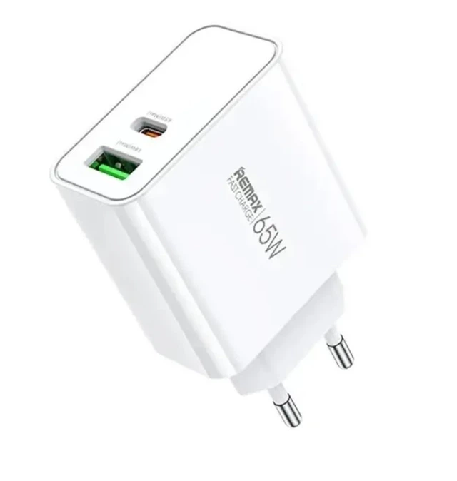 Мережевий зарядний пристрій Remax Kiddy Series 65W A+C Fast Charger