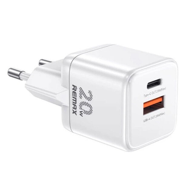 Мережевий зарядний пристрій Remax Kings 20W A+C Charger CA-18(AC20W)