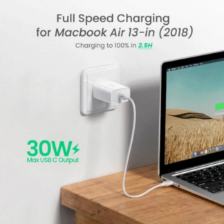 Мережевий зарядний пристрій Ugreen CD127 USB Type-C Wall Charger PD QC4.0 30W 3A White — фото 3