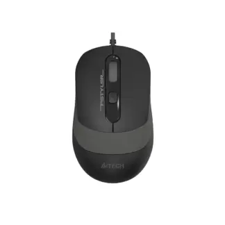 Миша дротова безшумна Fstyler, USB, 1600 dpi, сірий A4Tech FM10S