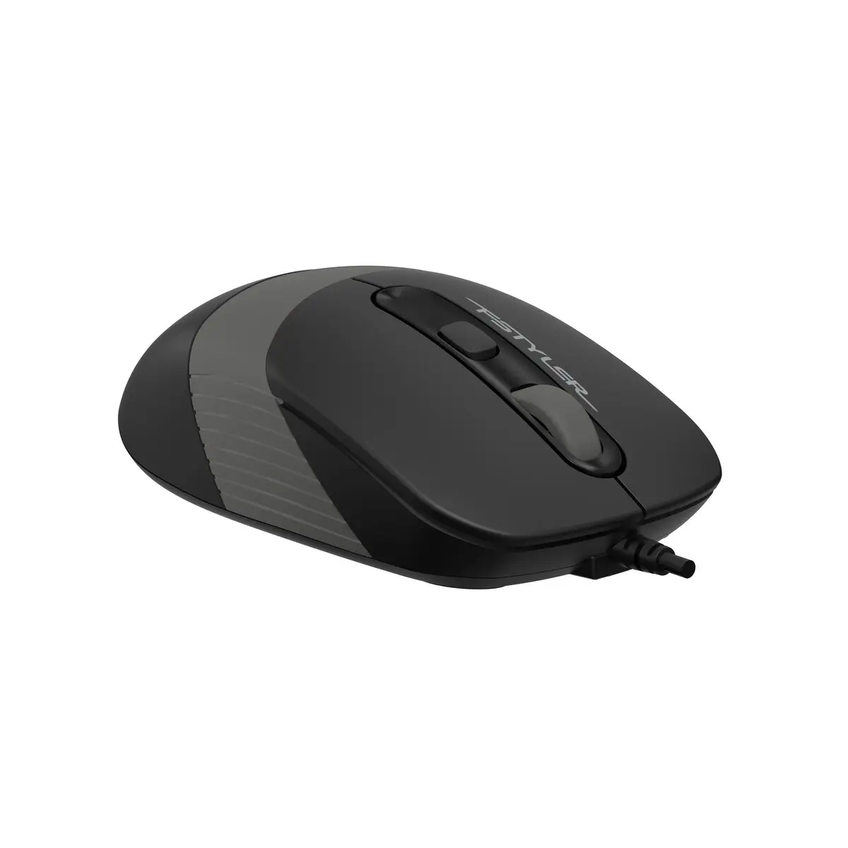 Миша дротова безшумна Fstyler, USB, 1600 dpi, сірий A4Tech FM10S — фото 5