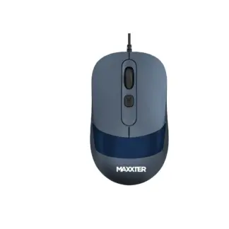 Миша дротова, USB, 1600 dpi, синій Maxxter Mc-4B02-Bl