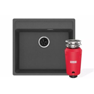 Мийка Franke MRG 610-52 TL фраграніт сірий сланець + подрібнювач Slim