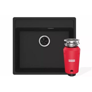 Мийка кухонна Franke MRG 610-52 TL фраграніт чорний матовий, комплект