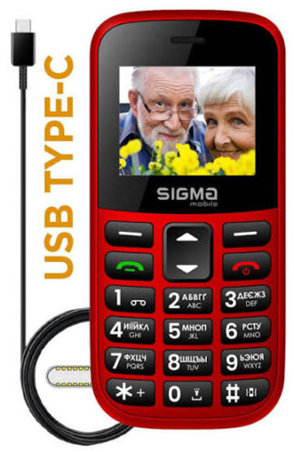 Мобільний телефон Sigma mobile Comfort 50 Easy Type-C з великими