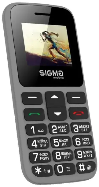 Мобільний телефон Sigma mobile Comfort 50 HIT grey Сірий