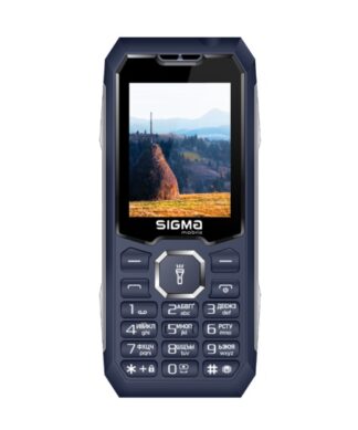 Мобільний телефон Sigma X-Style 341 Bro Blue, 2 SIM, кнопковий