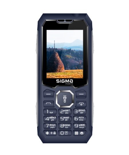 Мобільний телефон Sigma X-Style 341 Bro Blue, 2 SIM, кнопковий