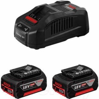 Набір акумуляторів і зарядного пристрою Bosch Professional GBA 2 х 18