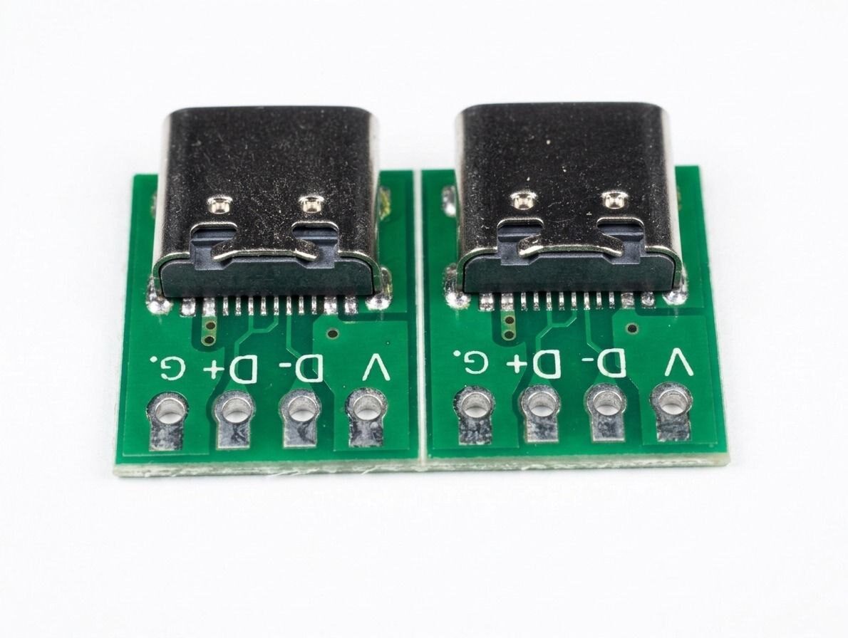 Набір роз'ємів USB Type-C 3.1 16-pin для монтажу