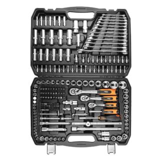 Набір ручного інструменту Neo Tools 1/2″, 1/4″, 3/8″ CrV, 216 шт
