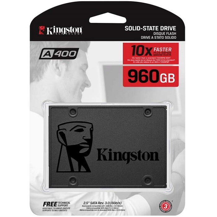Накопичувач SSD Kingston SSDNow A400 960GB 2.5″ Sataiii 3D Nand — фото 3
