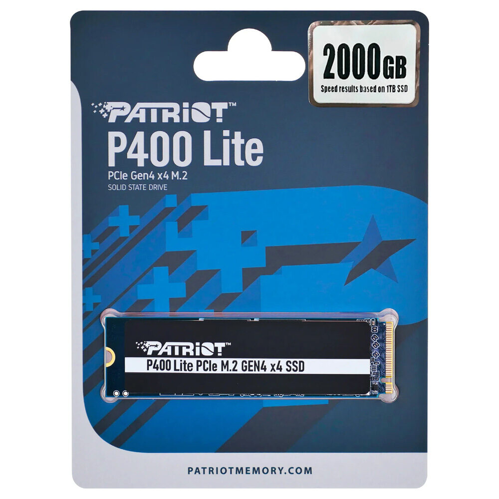 Накопичувач SSD M.2 Patriot P400 Lite 2TB NVMe 2280 PCIe 4.0 3D TLC — фото 3