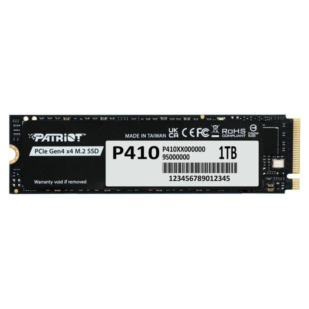 Накопичувач SSD M.2 Patriot P410 1TB NVMe 2280 PCIe Gen4 x4 5000/4500