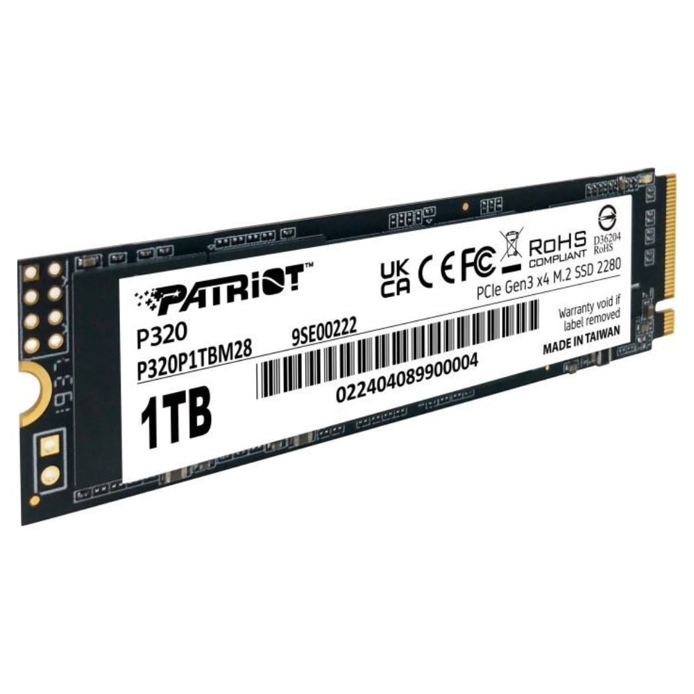 Накопичувач SSD M.2 Patriot P410 1TB NVMe 2280 PCIe Gen4 x4 5000/4500 — фото 3