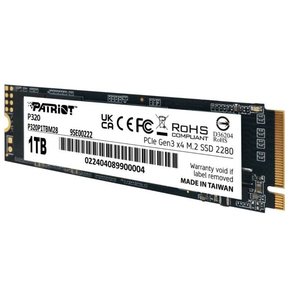 Накопичувач SSD M.2 Patriot P410 1TB NVMe 2280 PCIe Gen4 x4 5000/4500 — фото 4