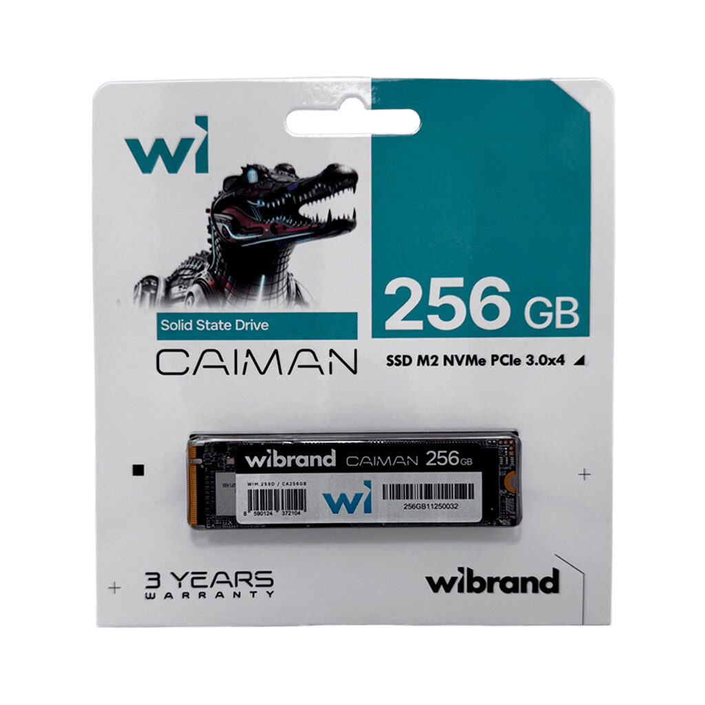 Накопичувач SSD M.2 Wibrand Caiman 256GB NVMe — фото 3