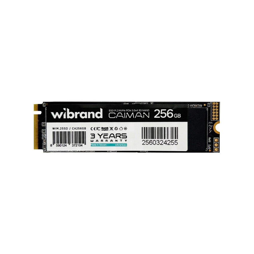 Накопичувач SSD M.2 Wibrand Caiman 256GB NVMe — фото 4