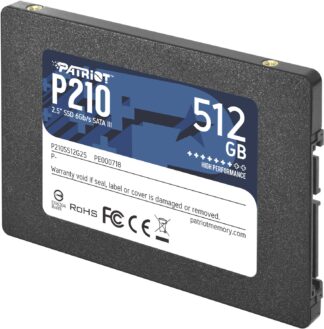 Накопичувач SSD Patriot P210 512GB 2.5″ 7mm Sataiii 3D QLC — фото 4