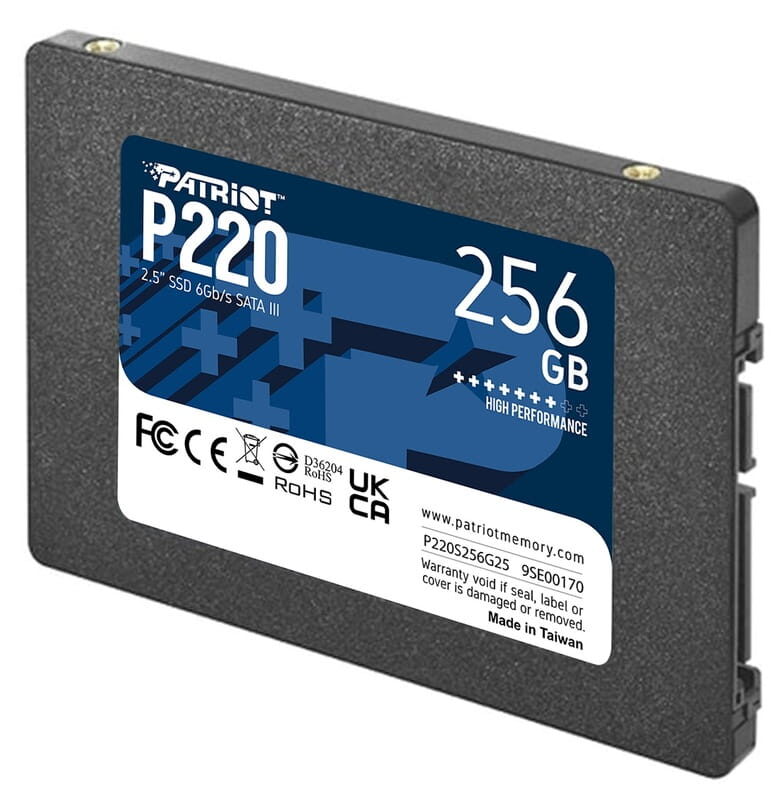 Накопичувач SSD Patriot P220 256GB 2.5″ 7mm Sataiii — фото 5