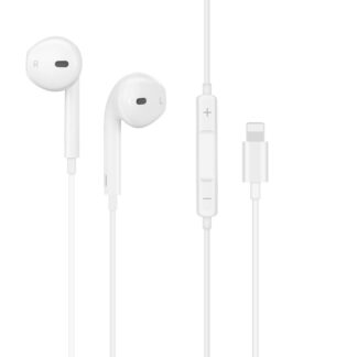 Навушники дротові Hoco L7 Plus Lightning White