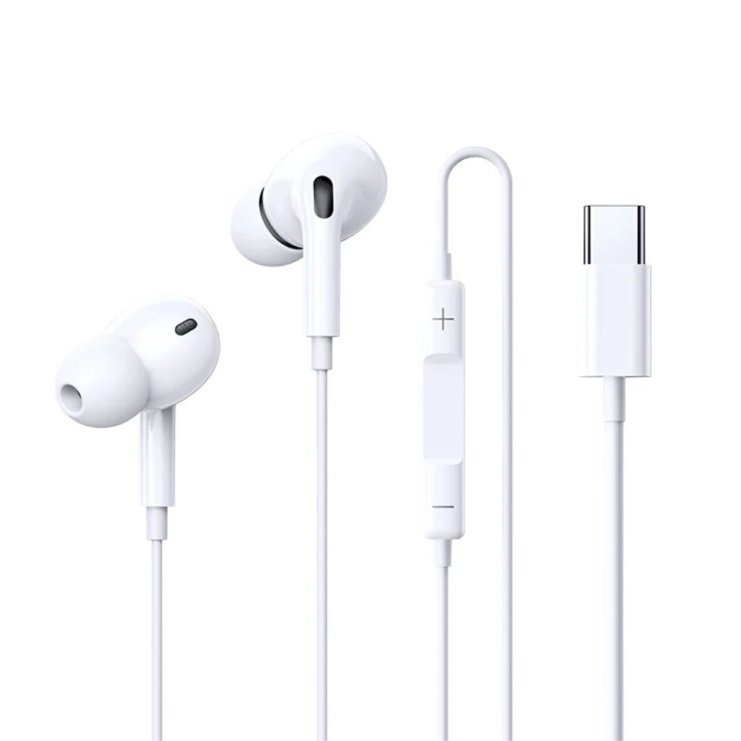Навушники дротові Remax Wired Earphones for Music and Call RM-575/a/i (Type-C) White