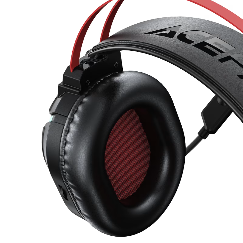 Навушники ігрові Acefast H16 gaming wired headset Black — фото 4