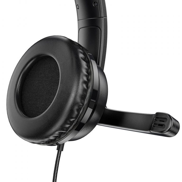 Навушники ігрові Hoco W103 Magic tour gaming headphones Black — фото 4