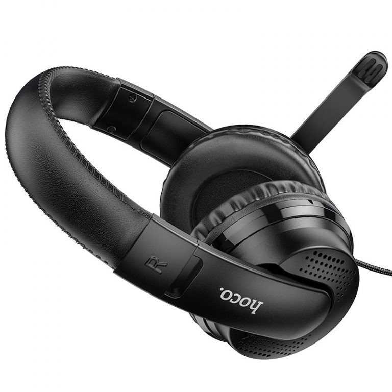 Навушники ігрові Hoco W103 Magic tour gaming headphones Black — фото 5