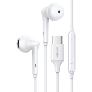 Навушники Ugreen EP101 Wired Earphones with Type-C Connector White