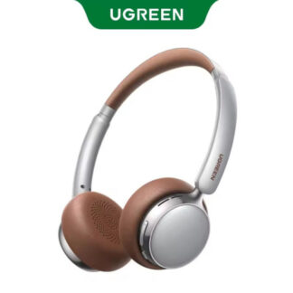 Навушники Ugreen HP207 Studio Plus Active Noise Cancelling Bluetooth 6.0 Over-ear Silver Brown