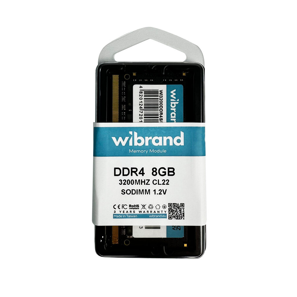 Оперативна пам'ять DDR4 Wibrand 8GB 3200MHz CL22 Sodimm — фото 3