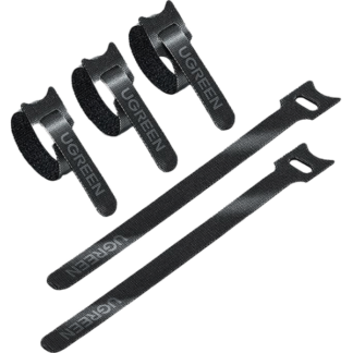 Кабельный органайзер Ugreen LP401 Cable Winder 20-Pack Чорний (20245P20)