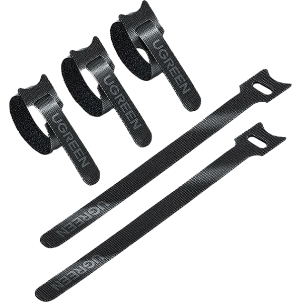 Кабельний органайзер Ugreen LP401 Cable Winder 20-Pack Black (20245P20)