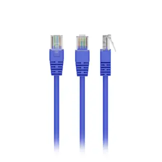 Патч корд, UTP, категорія 5E, литий, 50u″ штекер із фіксатором, 3 м