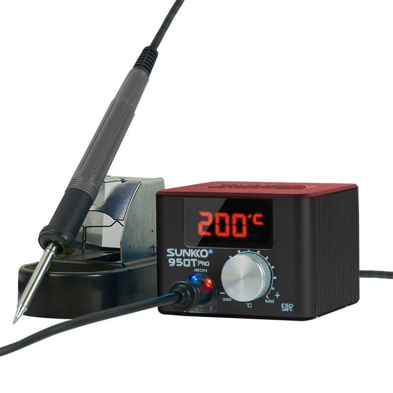 Паяльна станція Sunkko 950T Pro, цифрова, 75 Вт, чорна