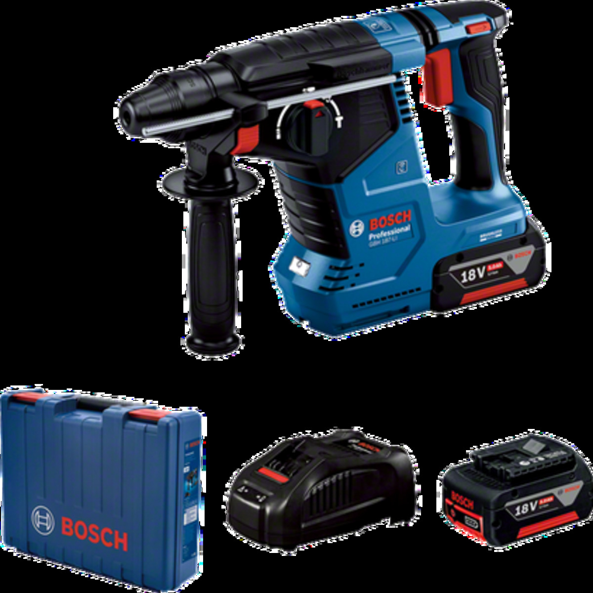 Перфоратор акумуляторний Bosch Professional GBH 187-LI SDS-plus 18 В