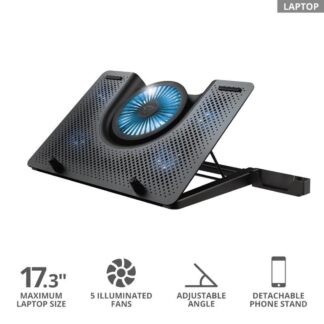 Підставка для ноутбука Trust GXT 1125 Quno до 17.3″, Blue LED